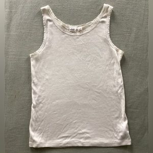GAP girls lace trim tank top